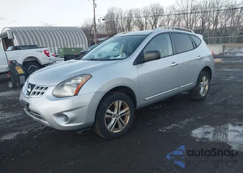 2015 Nissan Rogue Select S from USA, damaged, VIN JN8AS5MV6FW751583